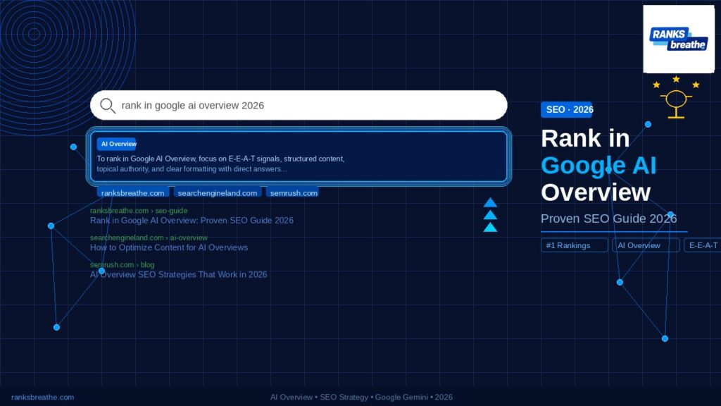 Rank in Google AI Overview: Proven SEO Guide 2026
